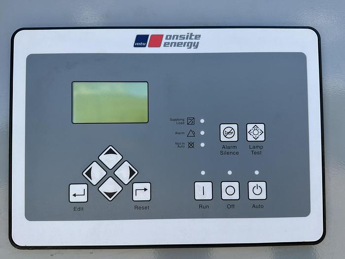 Used Used MTU DS600 12V1600G80S Diesel Generator, 105 Hrs, EPA Tier 2 600 kW