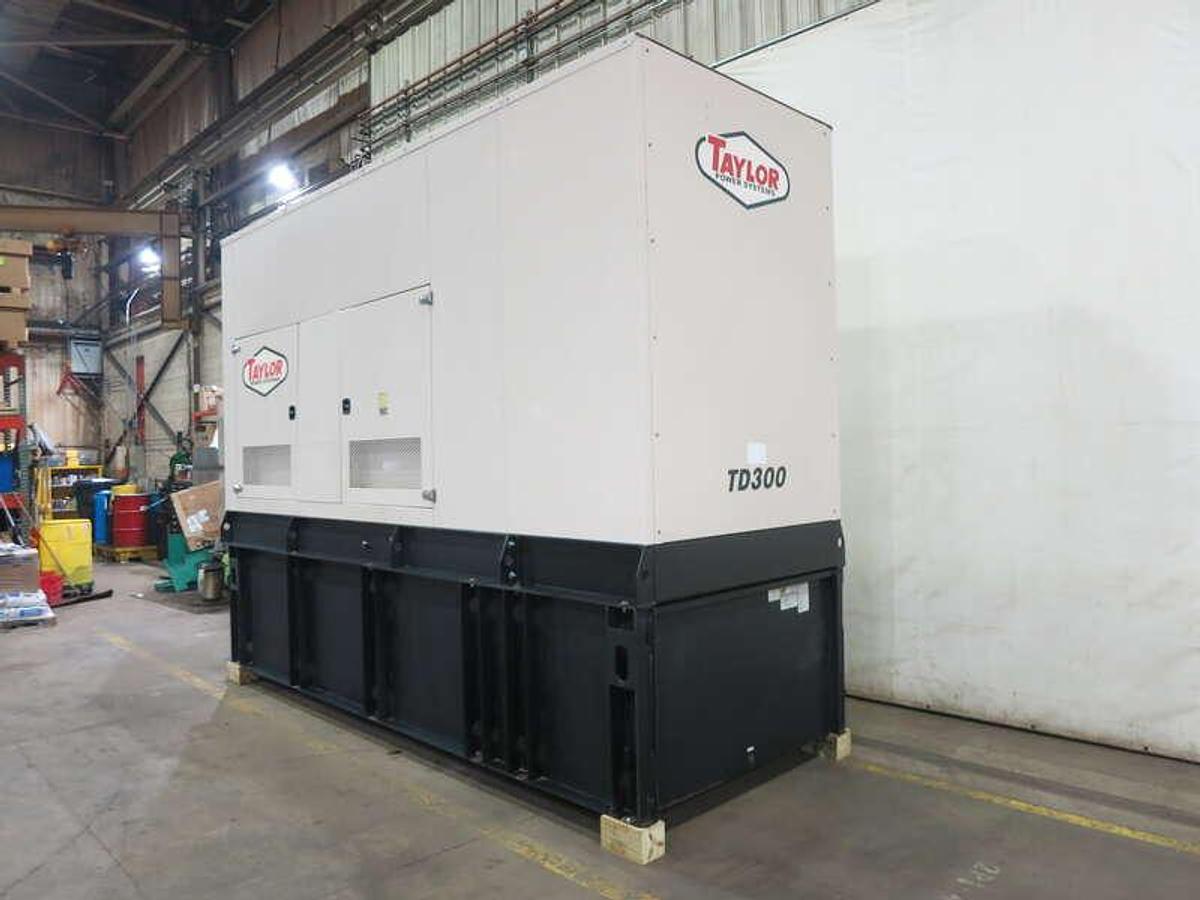 Used Used Taylor TD300 Perkins Engine Diesel Generator, 97 Hrs, EPA Tier 3 300 kW