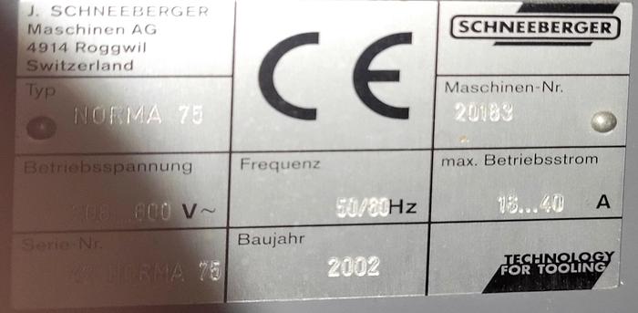 Used 2002 Nomra Ngc Universal and Compact 5-axis CNC Tool Grinding Machine