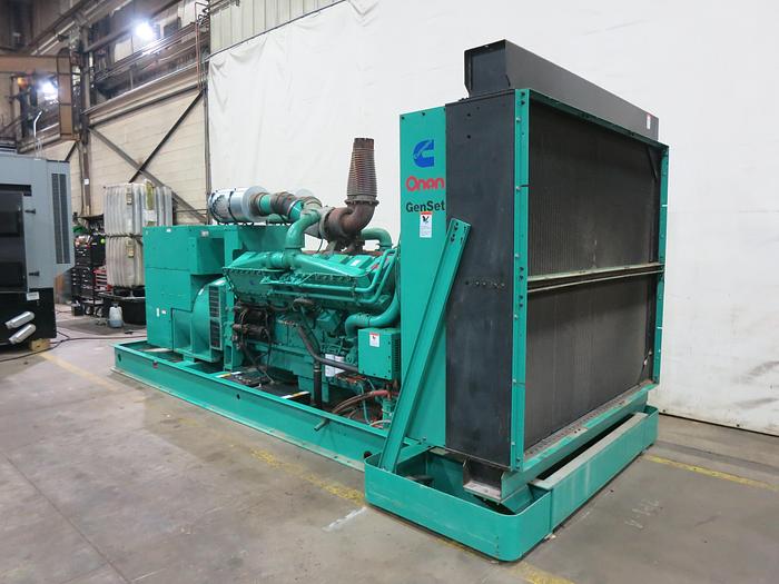 Used Used Cummins DFLC KTA50-G3 Diesel Generator, 400 Hrs, 1250 KW