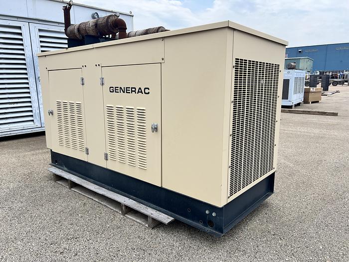 Used Used Generac SG0060 Natural Gas / Propane Generator, 341 Hrs, 60 KW