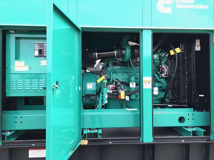 Used New Cummins 500 kW standby (455 kW prime) diesel generator set, model DFEK, SN-A250405984