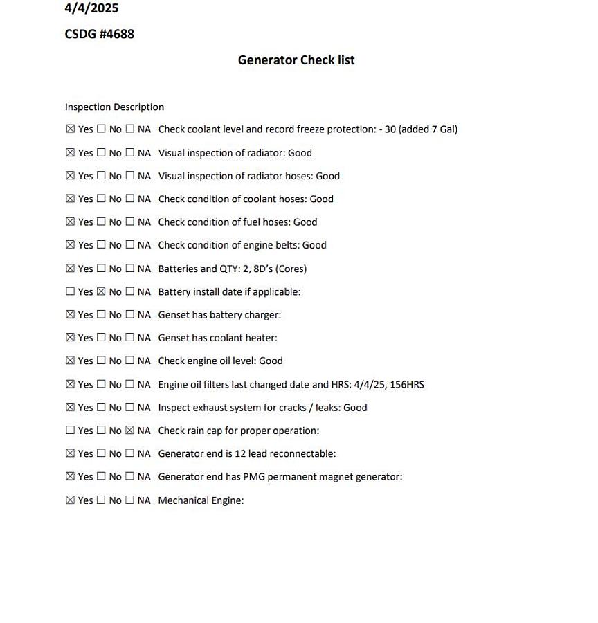 Used Used Cummins DFAC LTA10-G1 Diesel Generator, 517 Hrs 250 kW