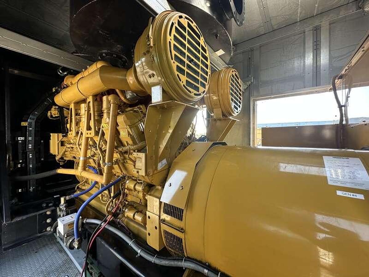 Used Used Caterpillar 3512C Diesel Generator, 591 Hrs, EPA Tier 2 1500 kW