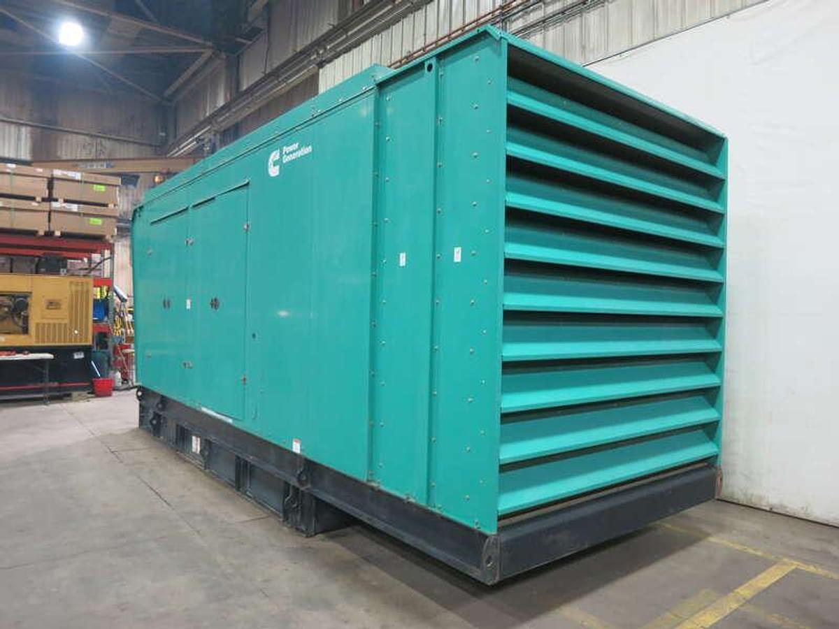 Used Used Cummins DQCA QSK23-G7 Diesel Generator, 685 Hrs, EPA Tier 2 600 kW
