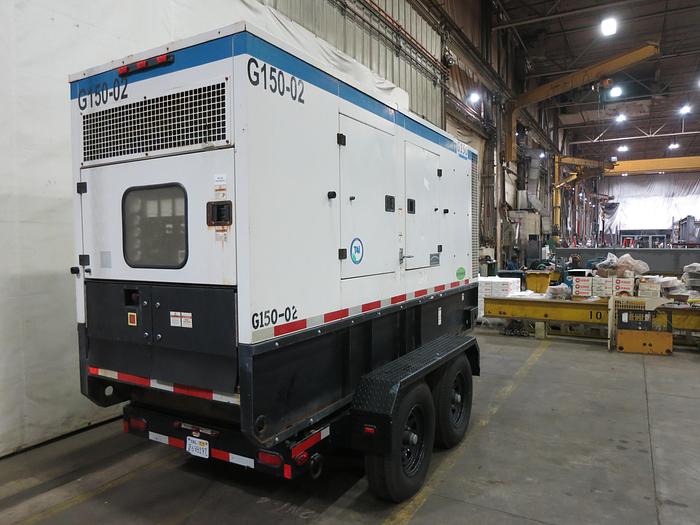 Used Used Doosan G150 Rental Grade Diesel Generator, 6670 Hrs, EPA Tier 4i, 123 KW