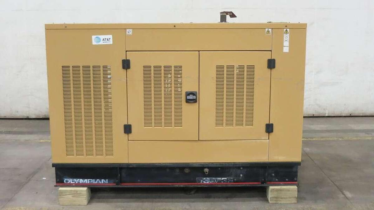 Used Used Caterpillar / Olympian G35F3S Propane Generator, 611 Hrs, Single Phase