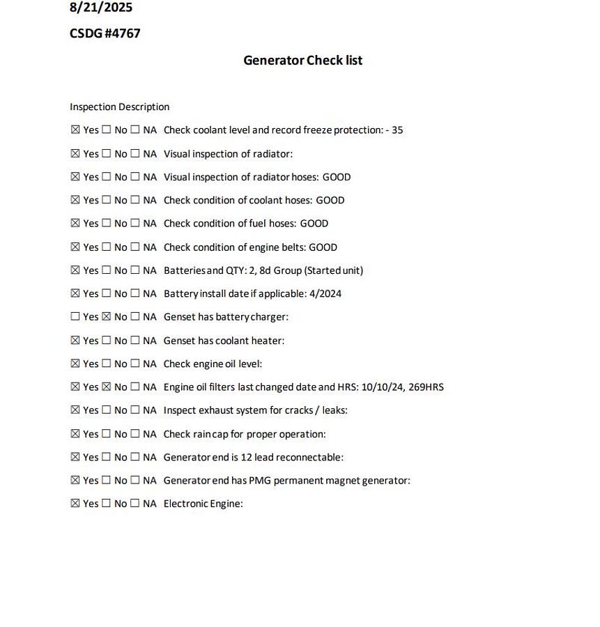 Used Cummins DQDAC QSL9-G7 Diesel Generator, 291 Hrs, EPA Tier 3  300 kW