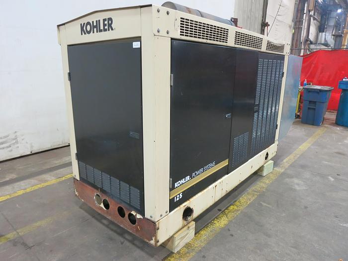 Used Used Kohler 125RZG Natural Gas / Propane Generator, 526 Hrs, 125 KW