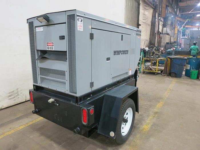 Used Used Winpower DR20 Isuzu BV-4LE1 Rental Grade Diesel Generator 6886 Hrs EPA Tier 3, 20 KW