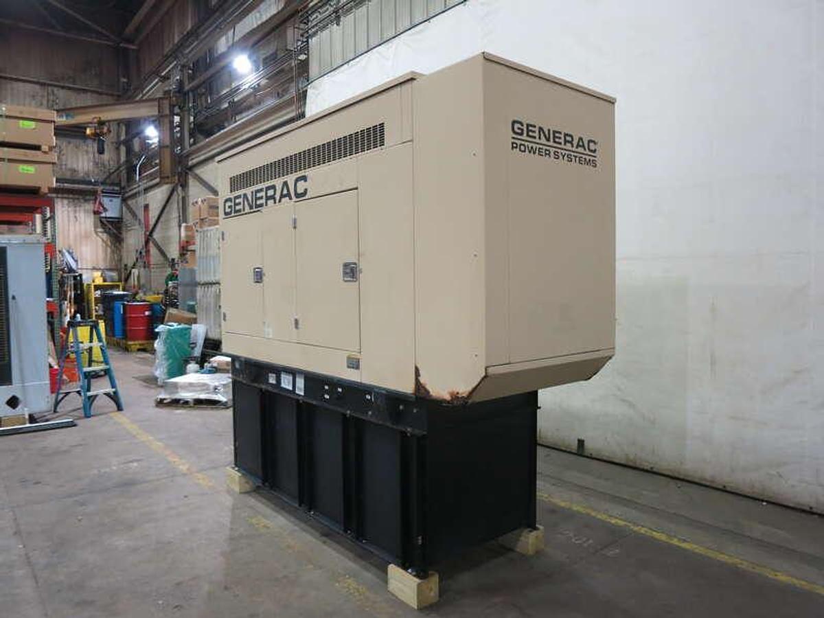 Used Used Generac SD060 Diesel Generator, 1552 Hrs Single Phase 60 kW