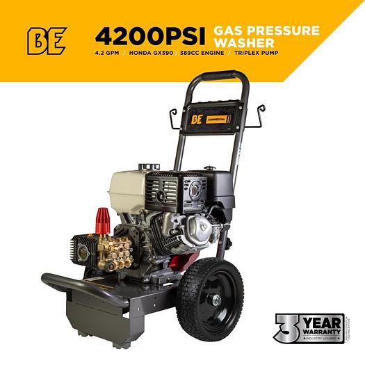 4200PSI 4.0GPM Cold Water Gas Pressure Washer - B4213HC
