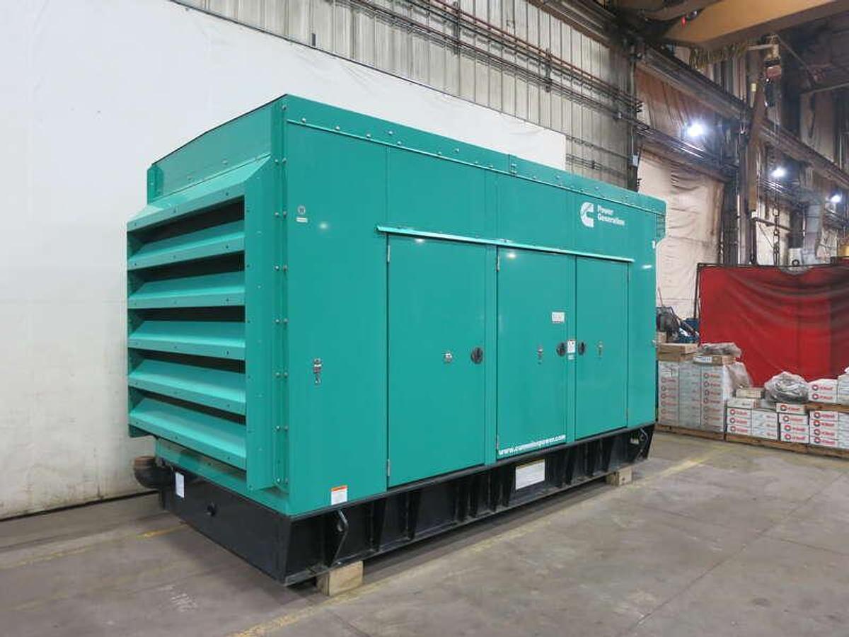 Used Used Cummins DQDAA QSL9-G7 Diesel Generator, 434 Hrs, EPA Tier 3 250 kW