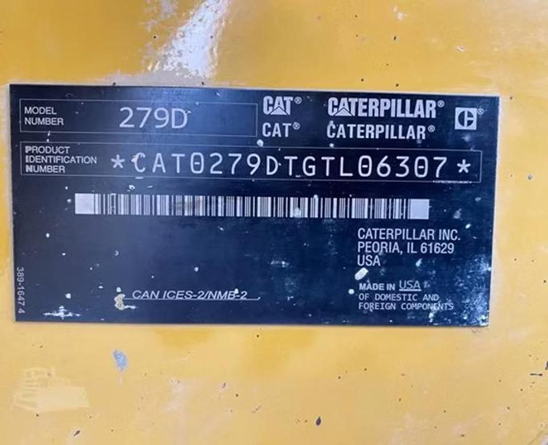 Used CATERPILLAR 279D Compare Track Skid Steers 2019