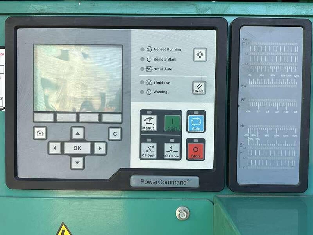 Used Used Cummins GFBC GTA855-G3 Natural Gas Generator, 124 Hrs 250 kW