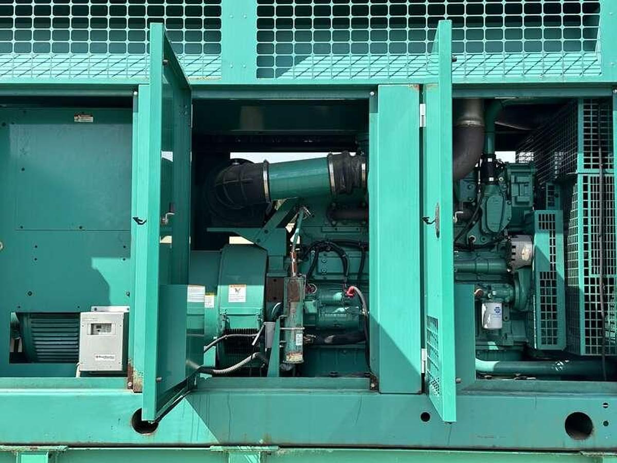 Used Cummins DFEK QSX15-G9 Diesel Generator, 371 Hrs, EPA Tier 2 500 kW