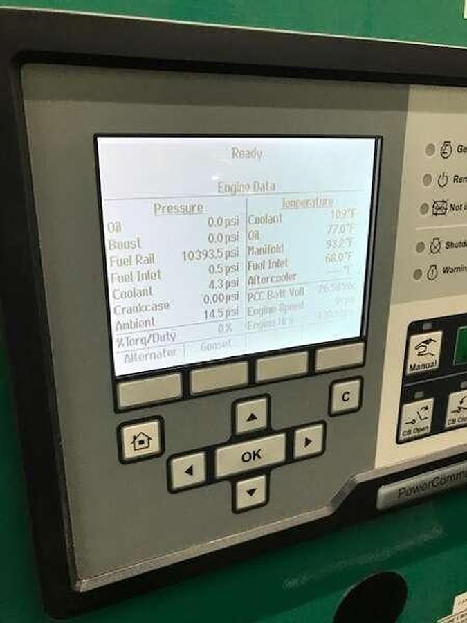 Used Used Cummins DQKAF Diesel Generator, 166 Hrs, EPA Tier 2 2250 kW