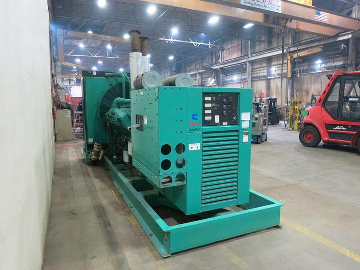 Used Used Cummins DFLE KTA50-G9 Diesel Generator, 229 Hrs 1500 kW