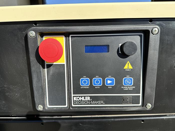 Used Used Kohler 100REZG Natural Gas / Propane Generator, 114 Hrs, EPA Certified, 100 KW