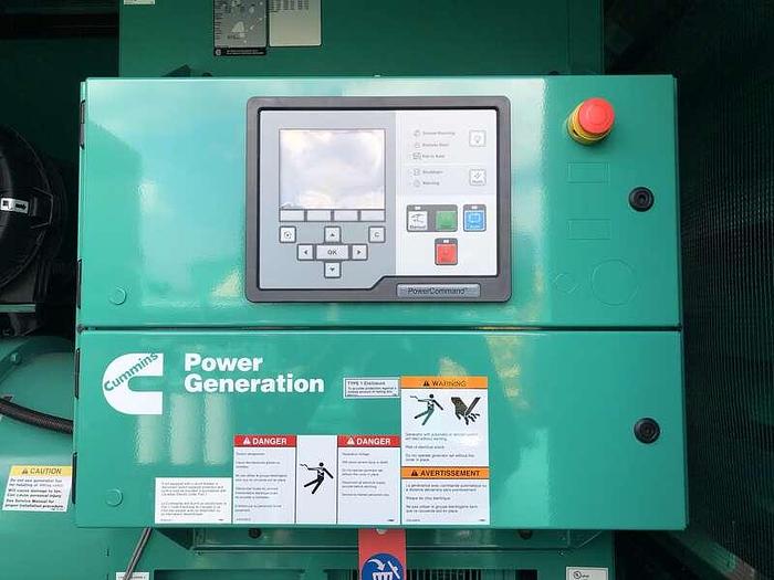 Used New Cummins 500 kW standby (455 kW prime) diesel generator set, model DFEK, SN-A250405984