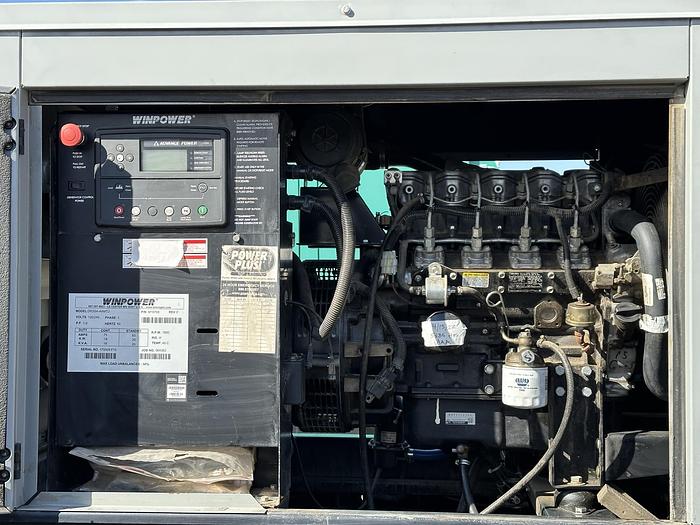 Used Used Winpower DR20 Isuzu BV-4LE1 Rental Grade Diesel Generator 5889 Hrs EPA Tier 3, 20 KW