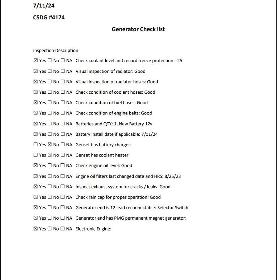 Used Used Multiquip DCA-70SSJU4i  Rental Grade Diesel Generator, 6593 Hrs, EPA Tier 4F, 62 KW