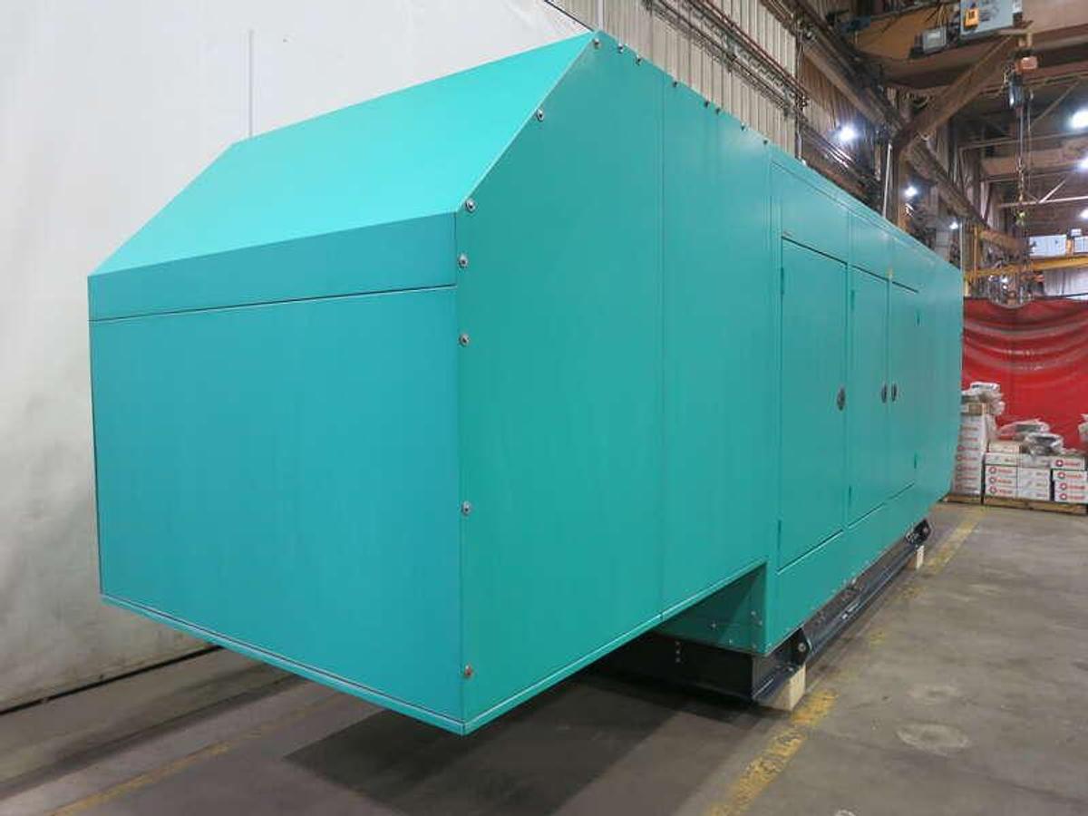 Used Used Cummins GFBC GTA855-G3 Natural Gas Generator, 124 Hrs 250 kW