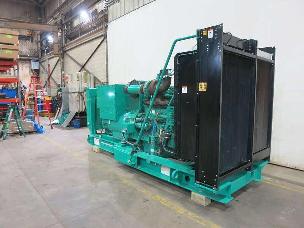 Used Used Cummins DQPAA QSK19-G8 Diesel Generator, 45 Hrs, EPA Tier 2  600 kW