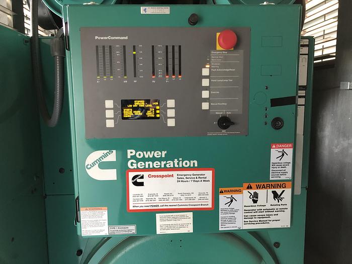 Used Used Cummins DQFAB QST30-G5 diesel generator 292 Hrs, EPA Tier 2, 800 KW