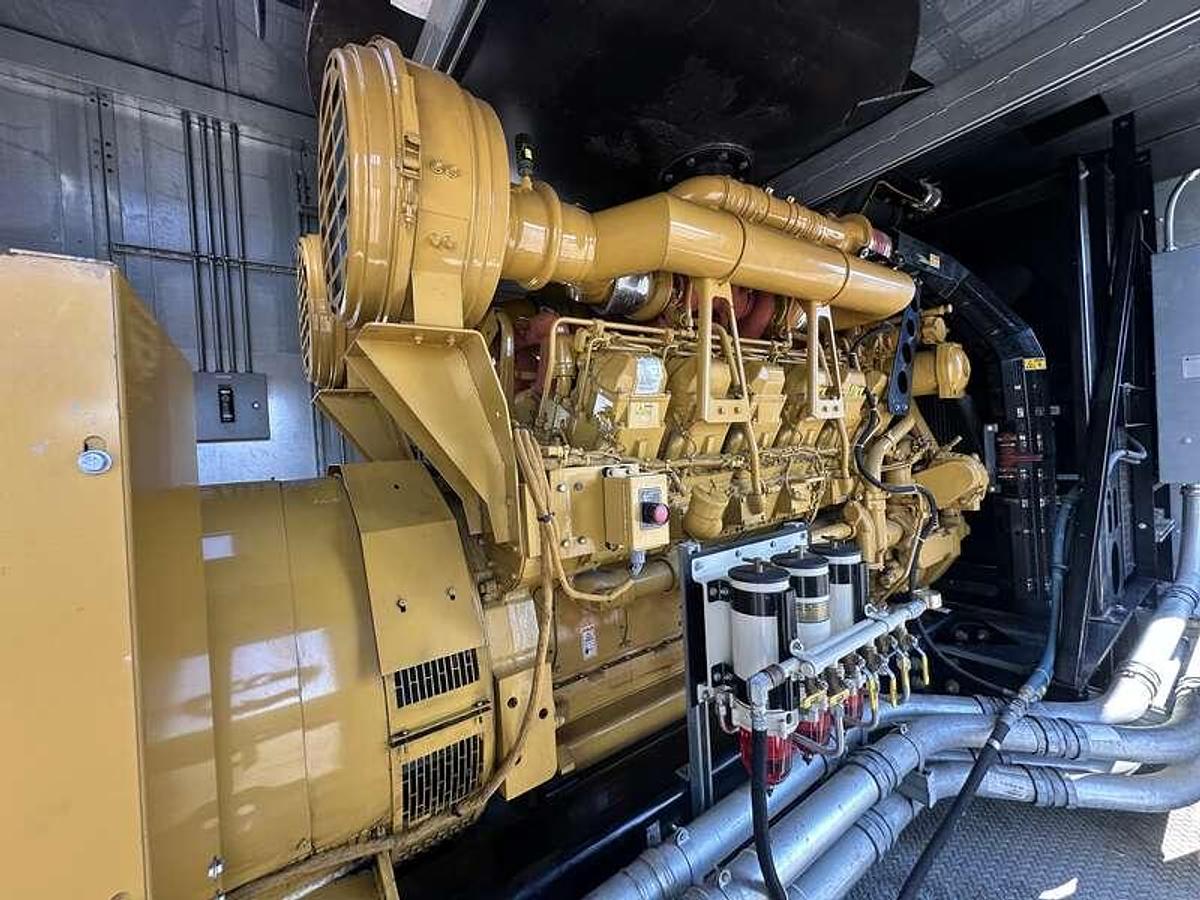 Used Used Caterpillar 3512C Diesel Generator, 591 Hrs, EPA Tier 2 1500 kW