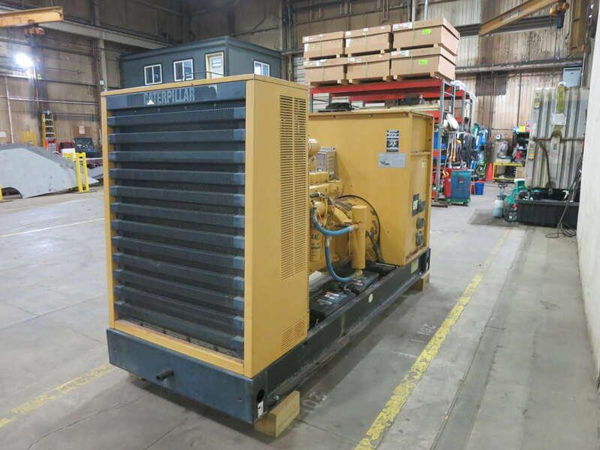Used Used Caterpillar 3306B Diesel Generator, 1102 Hrs 250 kW