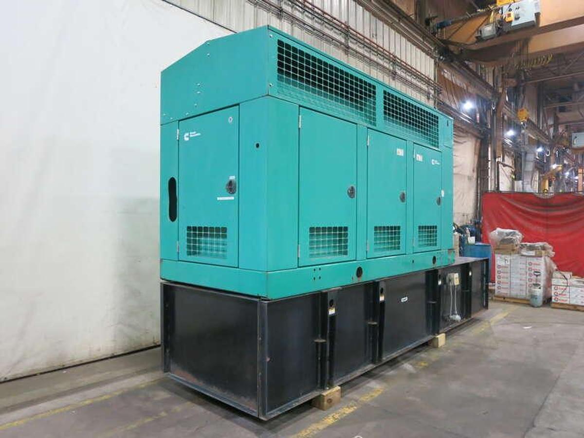 Used Cummins DFEK QSX15-G9 NR2 Diesel Generator, 501 Hrs, EPA Tier 2  500 kW
