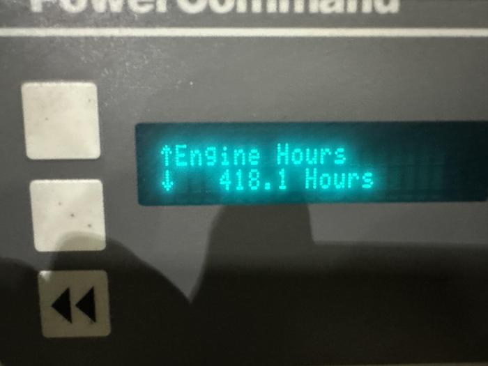 Used Used Cummins GGHF Natural Gas / Propane Generator, 418 Hrs Single Phase, 75 KW