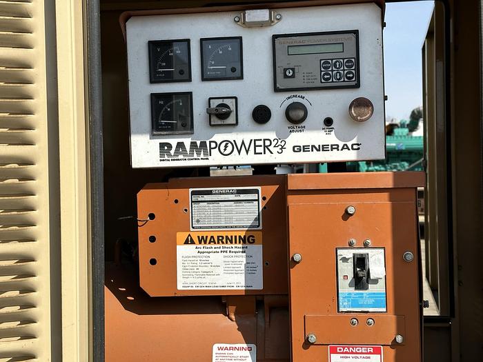 Used Used Generac SG0050 Natural Gas / Propane Generator, 352 Hrs, 50 KW