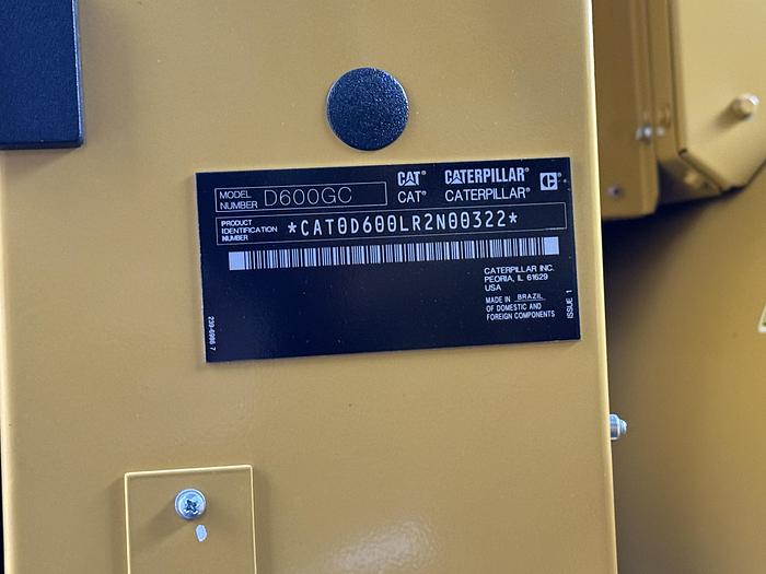 New Caterpillar C18 Diesel Generator 0 Hrs EPA Tier 2, 600 KW