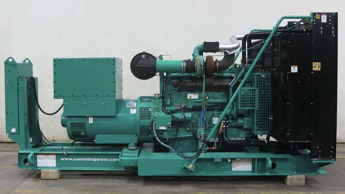 Used Used Cummins DQPAA QSK19-G8 Diesel Generator, 45 Hrs, EPA Tier 2  600 kW
