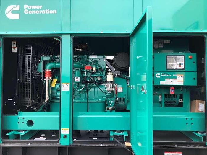 Used New Cummins 500 kW standby (455 kW prime) diesel generator set, model DFEK, SN-A250405984