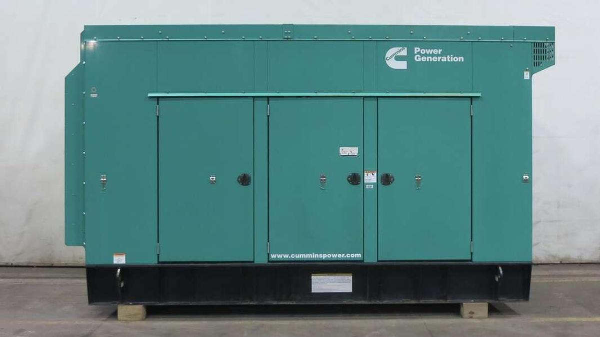 Used Used Cummins DQDAA QSL9-G7 Diesel Generator, 434 Hrs, EPA Tier 3 250 kW
