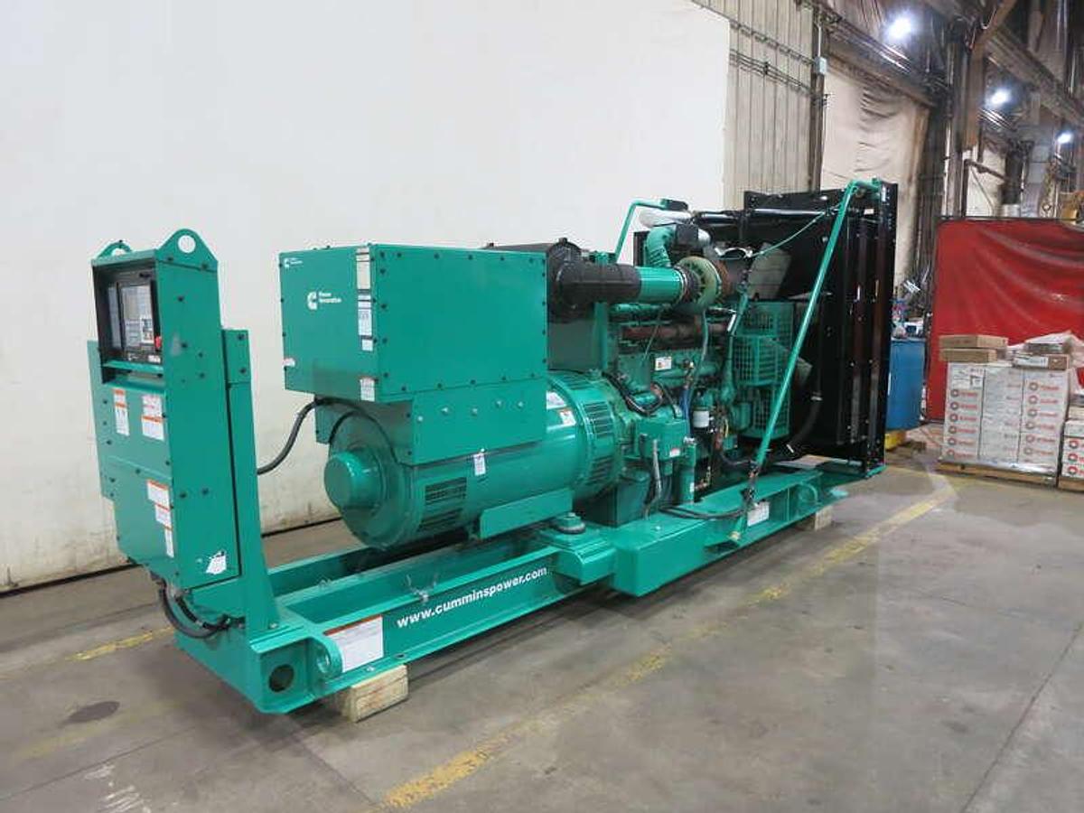 Used Used Cummins DQPAA QSK19-G8 Diesel Generator, 45 Hrs, EPA Tier 2  600 kW