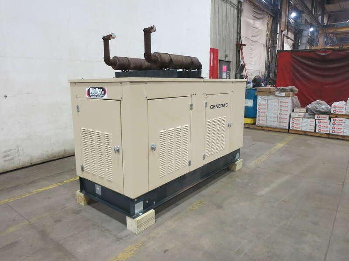 Used Used Generac SG0050 Natural Gas / Propane Generator, 414 Hrs  50 kW