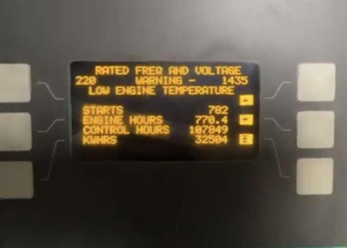 Used Used Cummins DQGAB Diesel Generator, 770 Hrs, EPA Tier 2 1500 kW