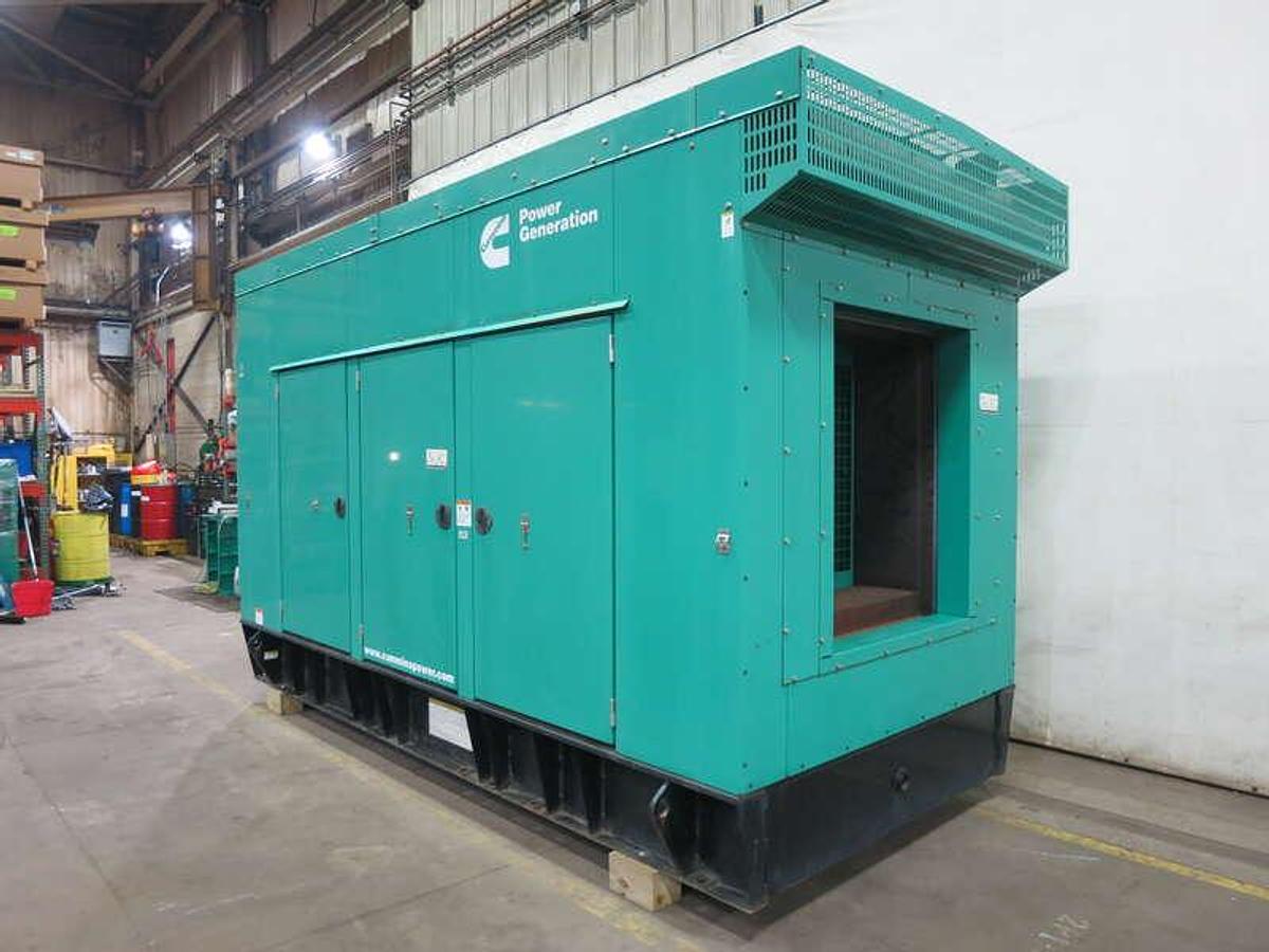 Used Used Cummins DQDAA QSL9-G7 Diesel Generator, 434 Hrs, EPA Tier 3 250 kW