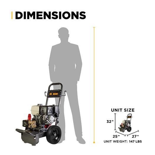 4200PSI 4.0GPM Cold Water Gas Pressure Washer - B4213HC