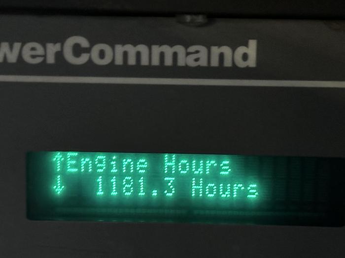 Used Used Cummins GGLB Natural Gas / Propane Generator, 1181 Hrs, 150 KW