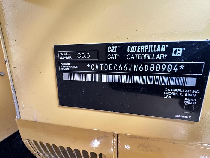 Used Used Caterpillar D125-6 C6.6 Diesel Generator 512 Hrs EPA Tier 3, 125 KW