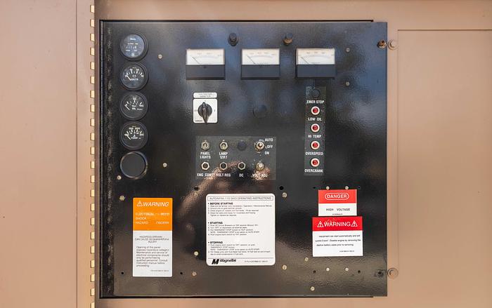 Used Used  Magnetek Diesel Generator RD370 Single-Phase 30kW Standby w/ 717 Hours
