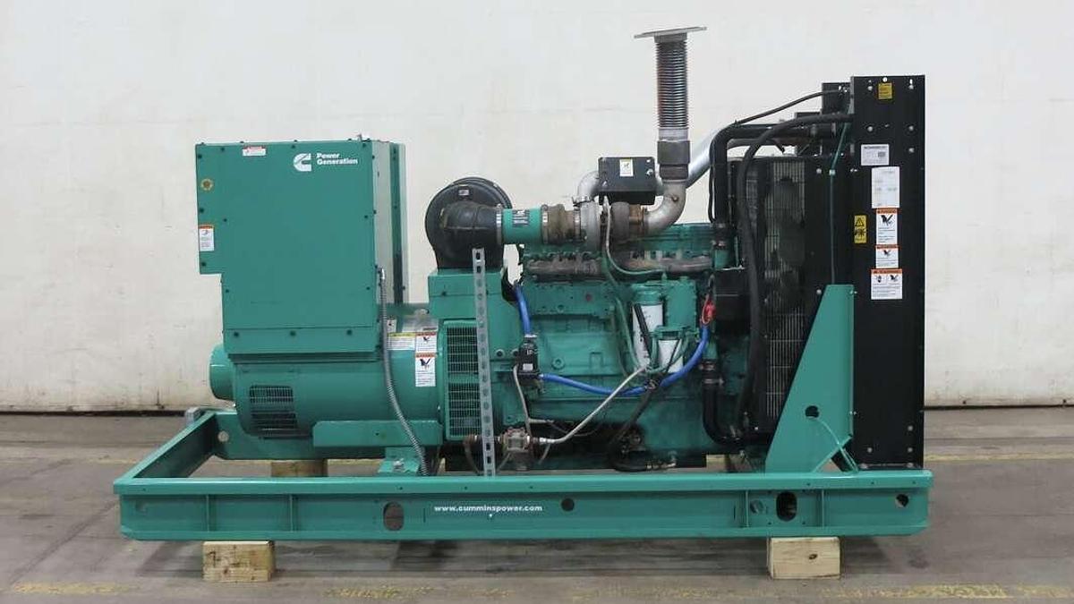 Used Cummins DQDAC QSL9-G7 Diesel Generator, 291 Hrs, EPA Tier 3  300 kW