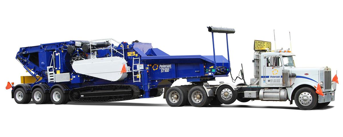 Used  2018 Peterson 5710D Horizontal Grinder - Low Hours, High Capacity