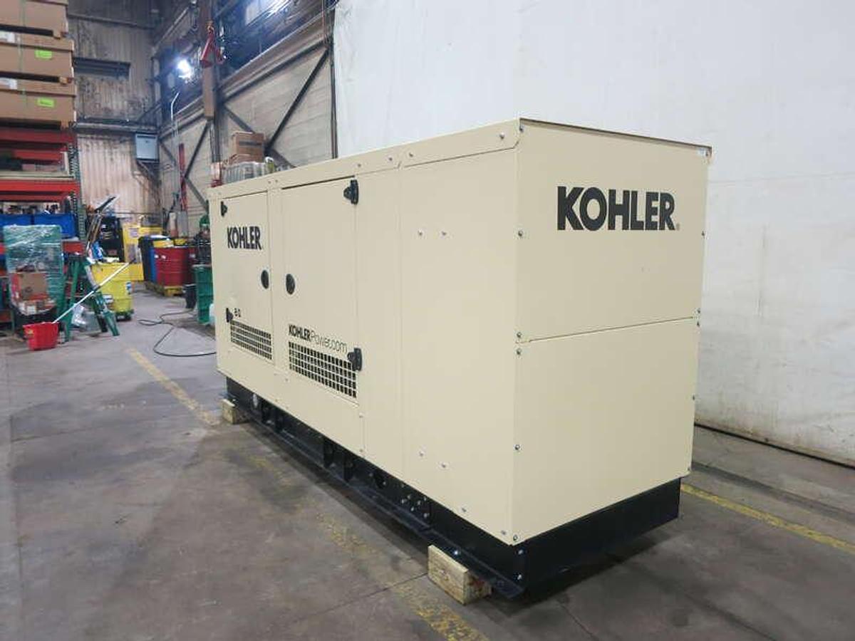 Used Used Kohler KG80 Natural Gas / Propane Generator, 83 Hrs, EPA Certified