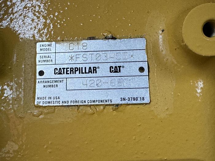 New Caterpillar C18 Diesel Generator 0 Hrs EPA Tier 2, 600 KW